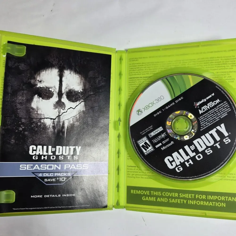Call of Duty: Ghosts (Microsoft Xbox 360, 2013) - CIB -